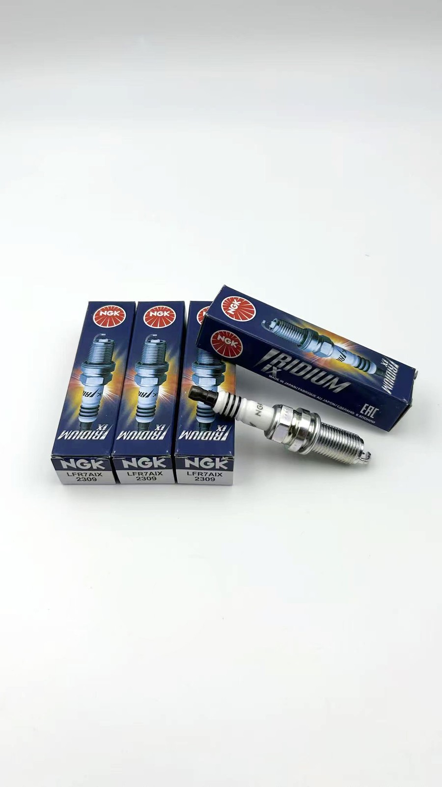 OEM NGK Iridium IX Spark Plugs 4Pcs LFR7AIX 2309 Performance Upgrade For Hellcat
