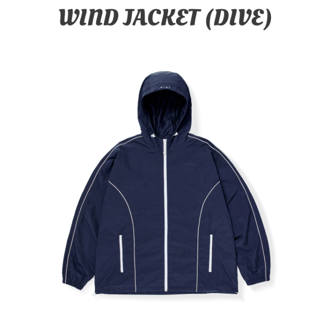 Good bye SALE] BTS Wind Jacket (DIVE) Free shipping ON HAND