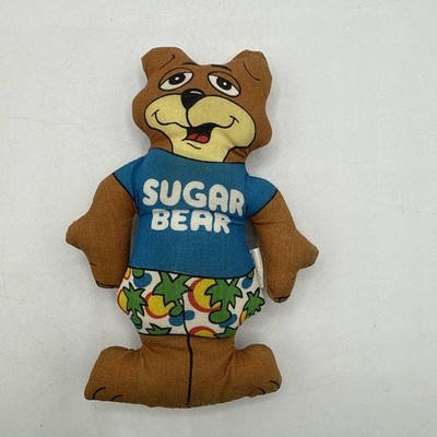 Vintage Post Golden Crisp Sugar Bear Cereal Premium Plush Figure 4.5 inches