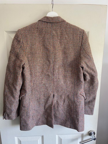 Vintage Harris Tweed Men's Blazer Jacket Size 38" chest - Picture 8 of 10