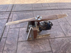 Unknown Vintage 80cc Gasoline R/C Model Airplane Engine & Propeller — photo 2