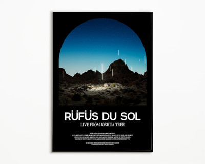 Rufus Du Sol poster - Live from Joshua Tree