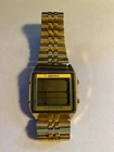 MEN'S VINTAGE SEIKO A714-506BT DIGITAL WATCH -For Parts or Repair