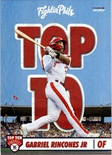 2025 Gabriel Rincones Jr. Choice Minor League Rookie Top 10  Fightin Phils