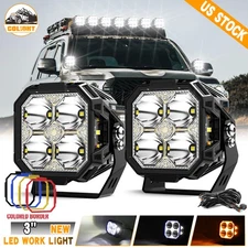 COLIGHT 3" Side Shooter LED Work Light Pods Offroad Drving Lamp Pickup Truck SUV
