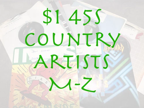 $1 Jukebox 45s - Country - G - EX - Flat $5.00  Shipped - EJ23 - Artists M-Z