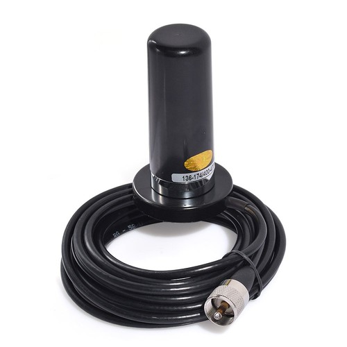 Dual Band VHF UHF Ham Mobile Radio Antenna PL259 Connector with Magnetic Base...