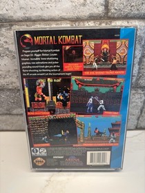 Mortal Kombat (Sega CD, 1993) CIB W Manual & Foam / Inserts - Tested Working