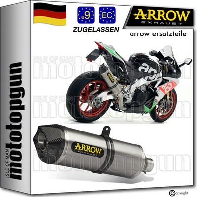 ARROW AUSPUFF ZUGELASSEN RACE-TECH ALUMINIUM C APRILIA RSV4 RSV-4 RR 2018 18