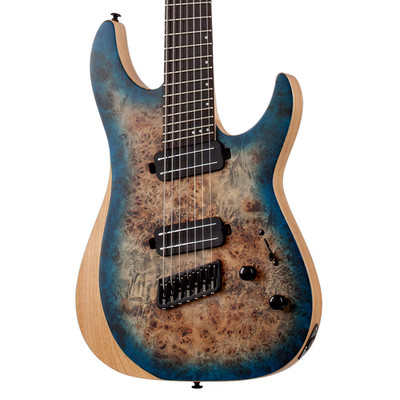 Schecter Reaper-7 Multi-Scale 7-String Guitar - Satin Sky Burst - Open Box