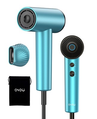 Ionic Hair Dryer, High-Speed Blow Dryer - 150,000 RPM Brushless Motor, 500 Mi...
