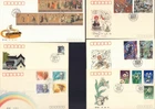 CHINA PRC 1990 FDC SETS T158, T150, T147, J173 COVERS