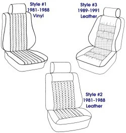 Fundas de asiento Mercedes Benz W126 MB Tex 280se, 300sel, 380sel, 300sd, 420sel, 560sel Foto 2 de 4