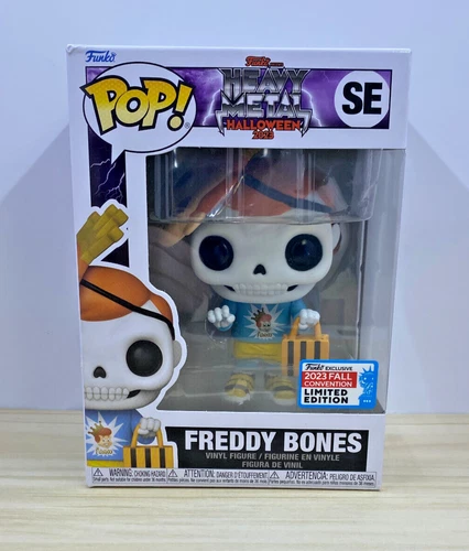 Funko Pop! #SE Funko Heavy Metal Halloween - Freddy Bones 2023 Fall NYCC Excl