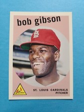 BOB GIBSON 2006 TOPPS ROOKIE OF THE WEEK BASEBALL CARD # 19 F2739. rookie card picture