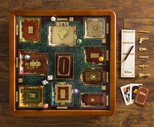 Clue Luxury Edition Wood Wooden Collector's Board Game New Premium Collectible