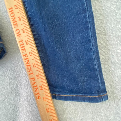 Old Navy Jeans Girls Youth XL (14) Blue Pull On Skinny Stretch Med Wash Denim - Picture 6 of 16