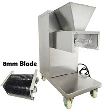 8mm Meat Cutter Slicer Stainless Steel Shredded Dicer Machine 1763lbs/h TJ-180L