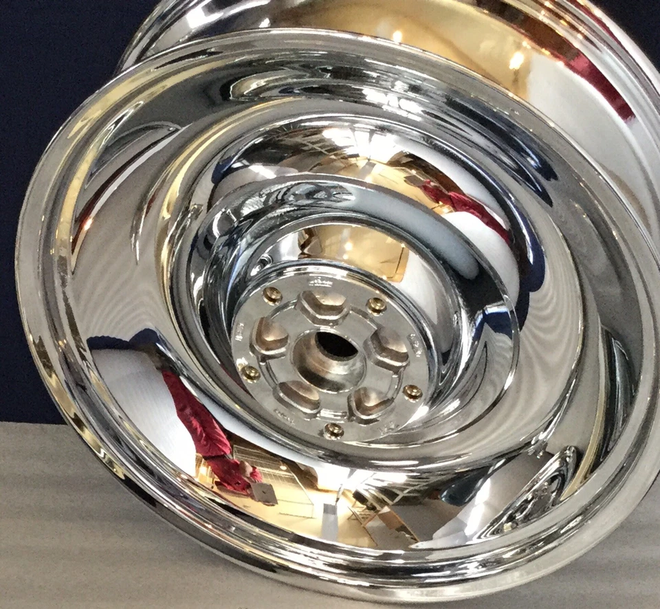 Harley Chrome Wheels VROD V-ROD VRSCA VRSCB  Rims 2002 -06 EXCHANGE Program - Image 3 of 4