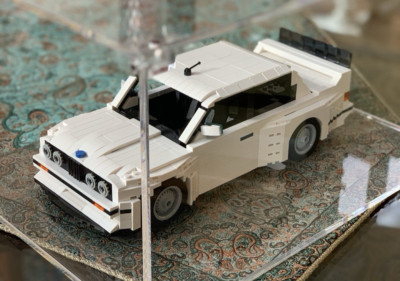 BMW E30 M3 ~800 pcs - Authentic LEGO Parts (MOC) Build Kit ; BBS F40 Mercedes F1