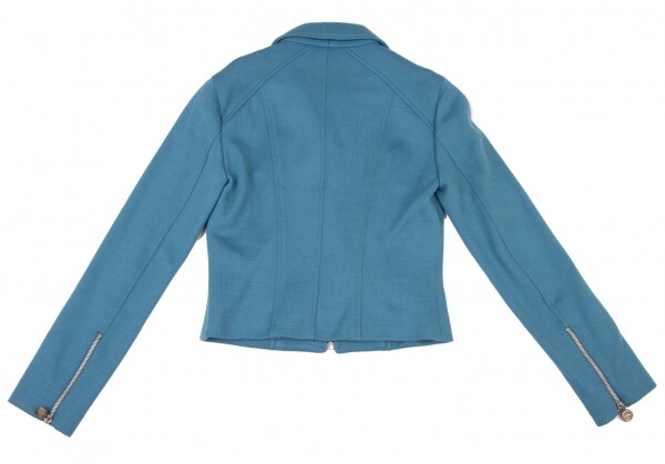 CHRISTIAN LACROIX BAZAR Wool Acrylic Knit Zip Jacket Size 38