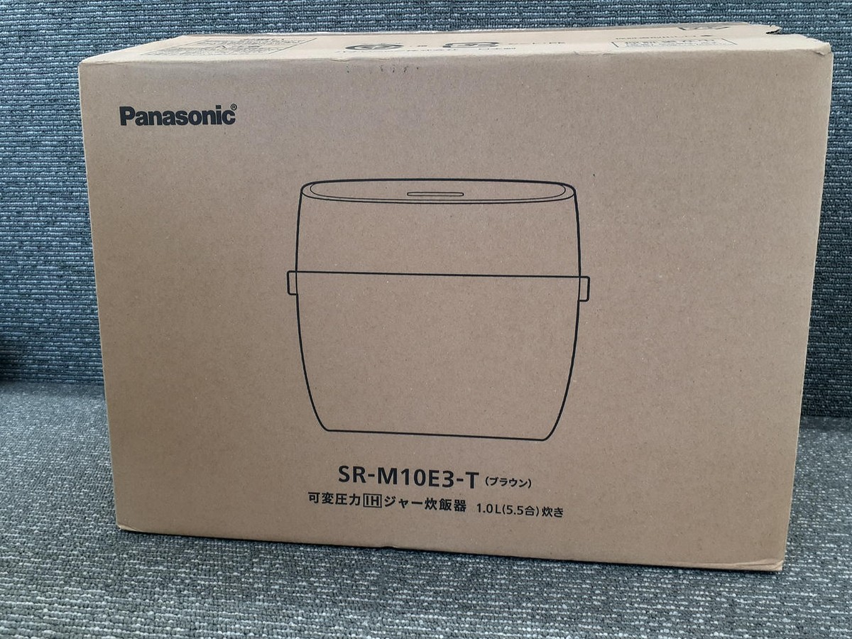 Panasonic Sr-M10E3-T Variable Pressure Ih Jar Rice Cooker From 