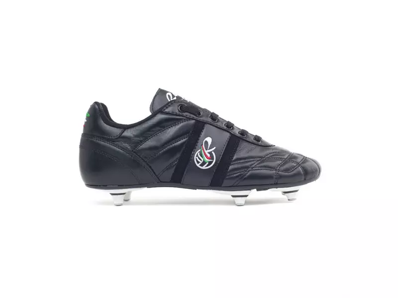 Scarpe calcio Intercambiabili Artigianali Ryal Classico nere pelle