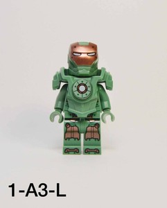 green iron man lego