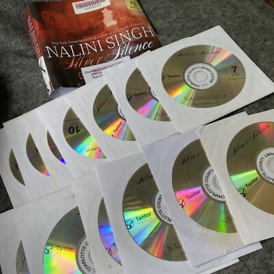 Disks Only Silver Silence Nalini Singh Audio Book 13 Cd Disks