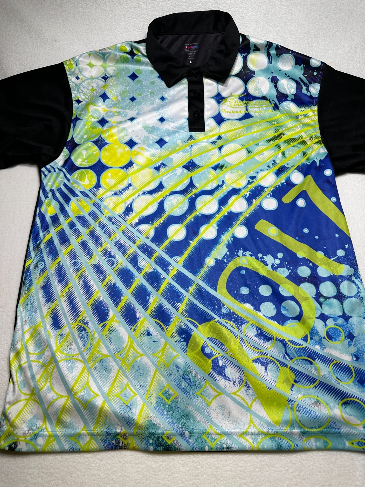 USBC Cleveland Junior Gold Championship Shirt Size Large 2017 Polo