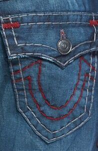 true religion jeans red horseshoe