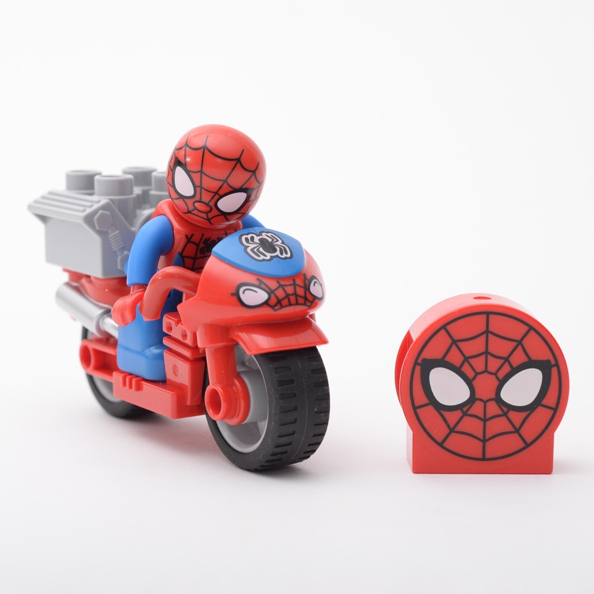 Duplo Spider-Man Figure with Motorbike Genuine Lego Marvel Comics Super  Heroes