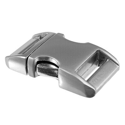 Side Release Buckle - 1in Nickel 1pc Side Release Buckle - 1in Nickel 1pc