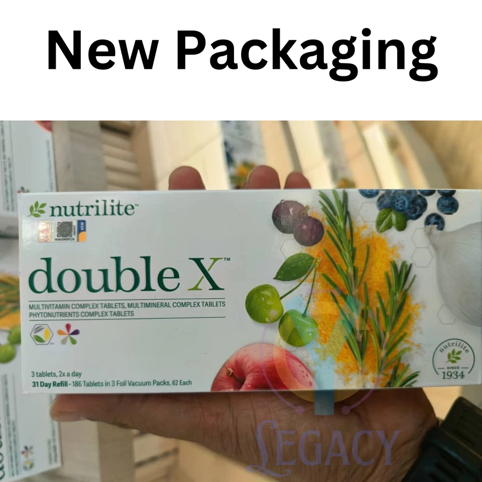 Nutrilite Double X Fitonutriente 31 días Producto MultiVitamínico Nueva Fórmula Mejorada Foto 2 de 4