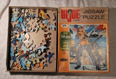 Vintage 1965 Whitman Hasbro GI Joe 150 Piece Jigsaw Puzzle Navy | eBay