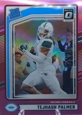 2024 Donruss Optic Rated Rookies Preview Holo#384 Tejhaun Palmer Pink