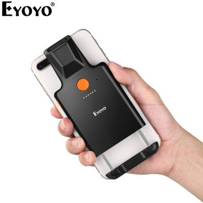 Eyoyo EY-017LP Phone 1D Back Clip Bluetooth Barcode Scanner Code Reader