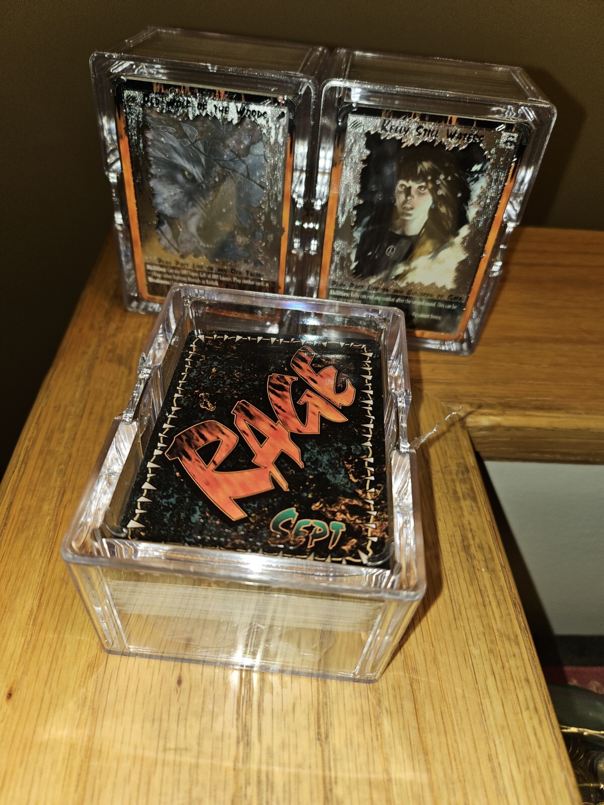 Rage Ccg Tcg Card Unlimited Set With 2 Foils Kelly Still Waters Old