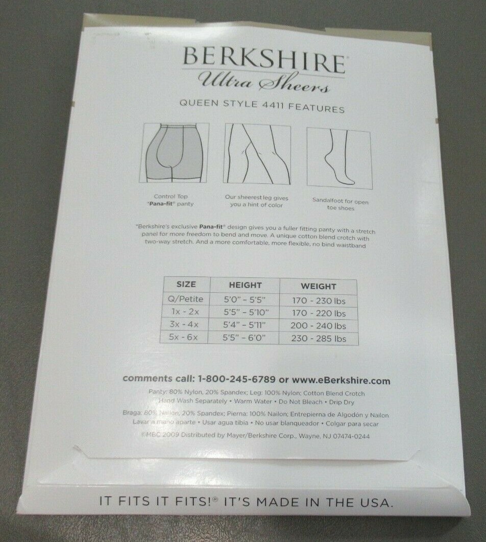 Berkshire Women's Plus Size Ultra Sheer Control Top Pantyhose, Utopia