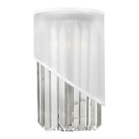 Wandlampe Leuchte Stahl Nickel Flurleuchte H 30,5 Cm 1 Flammig Treppenlampe