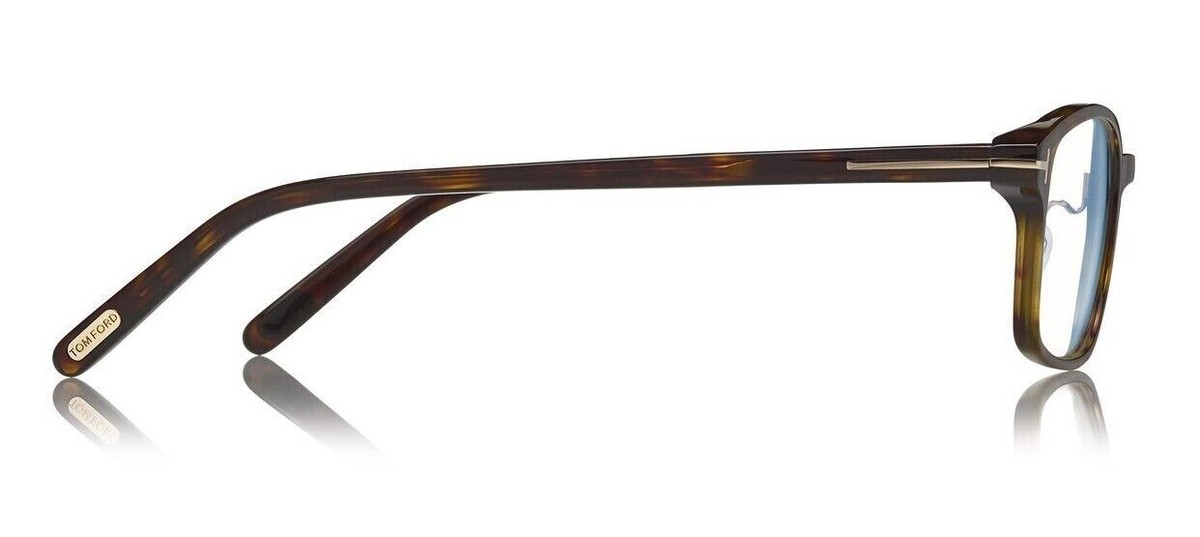 Tom Ford TF5647-D-B 052 Tortoise Plastic Rectangle Eyeglasses