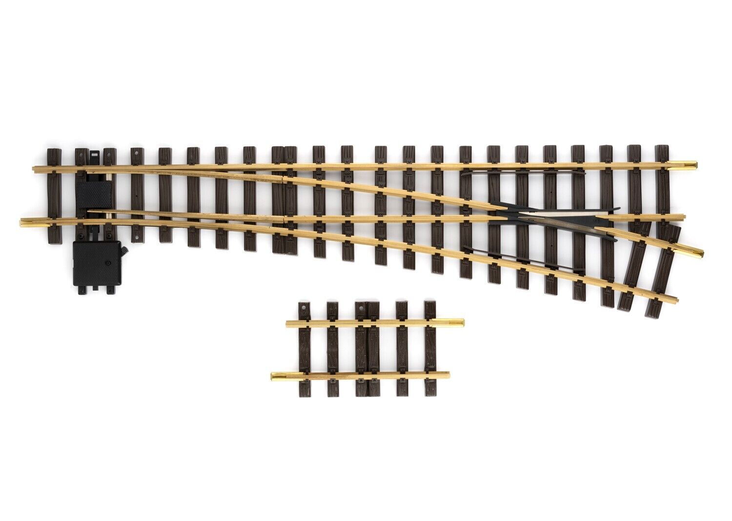 LGB 18050 Manual Turnout Right Hand Switch R5 Track Brass Rail G Scale