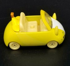 2019 Moose JX30117 Yellow Convertible Die Cast Car McDonald's Shopkins Cutie