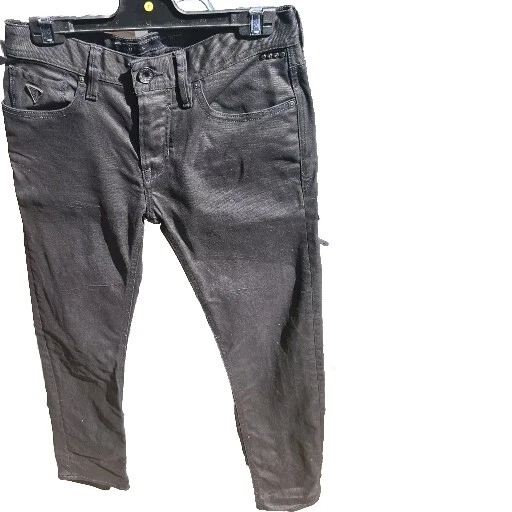 Guess Mens Denim Jeans W29/L32 Black Robertson Slim Tapered Free Post Australia