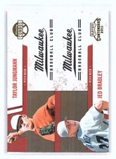 2011  Playoff Contenders Taylor Jungmann / Jed Bradley #13 Milwaukee Brewers