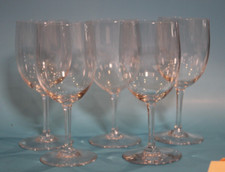 BACCARAT PERFECTION 5 WATER GLASSES 7 1/8"