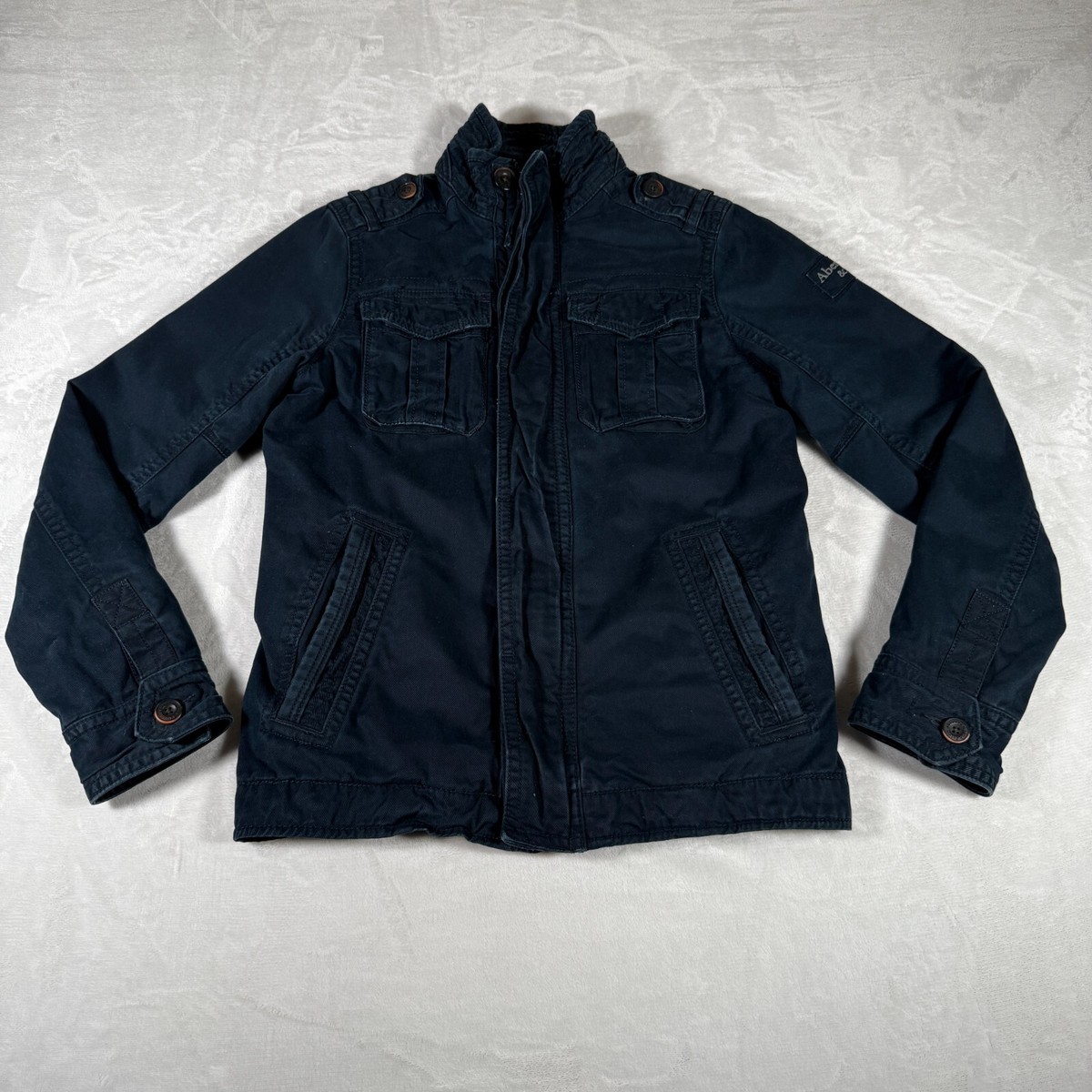 VTG Abercrombie and Fitch Military Field Jacket Men Size M