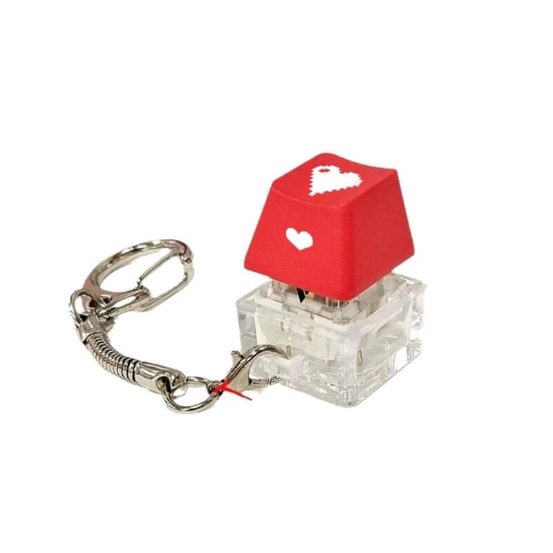 Durable Mechanical Keyboard Keycap Keychain for Stress Relief and Shaft Testing