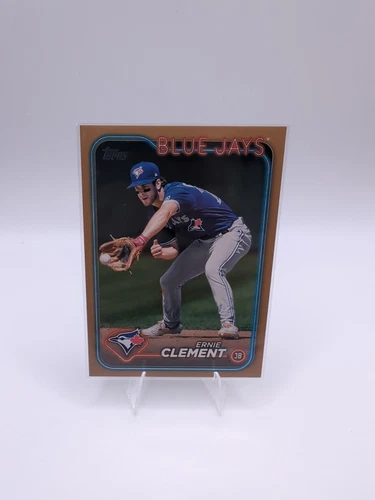 ERNIE CLEMENT TOPPS 2024 UPDATE SERIES GOLD PARALLEL BASEBALL CARD 1824/2024