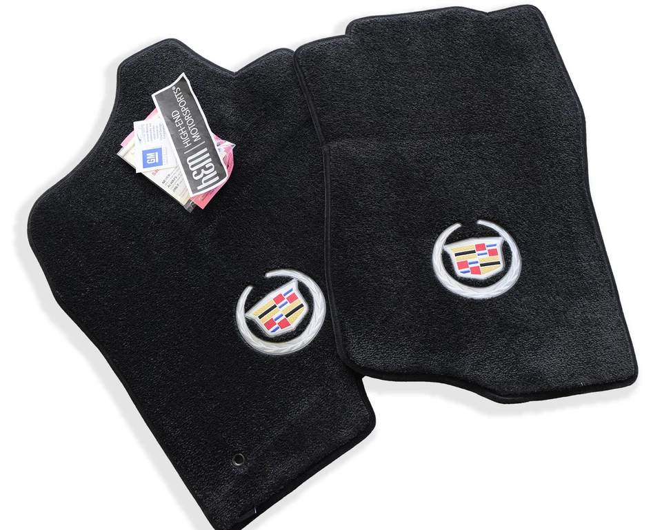 Alfombrillas delanteras Cadillac Escalade 2007-2014 ESV EXT ébano premium 32 oz stock Foto 2 de 4